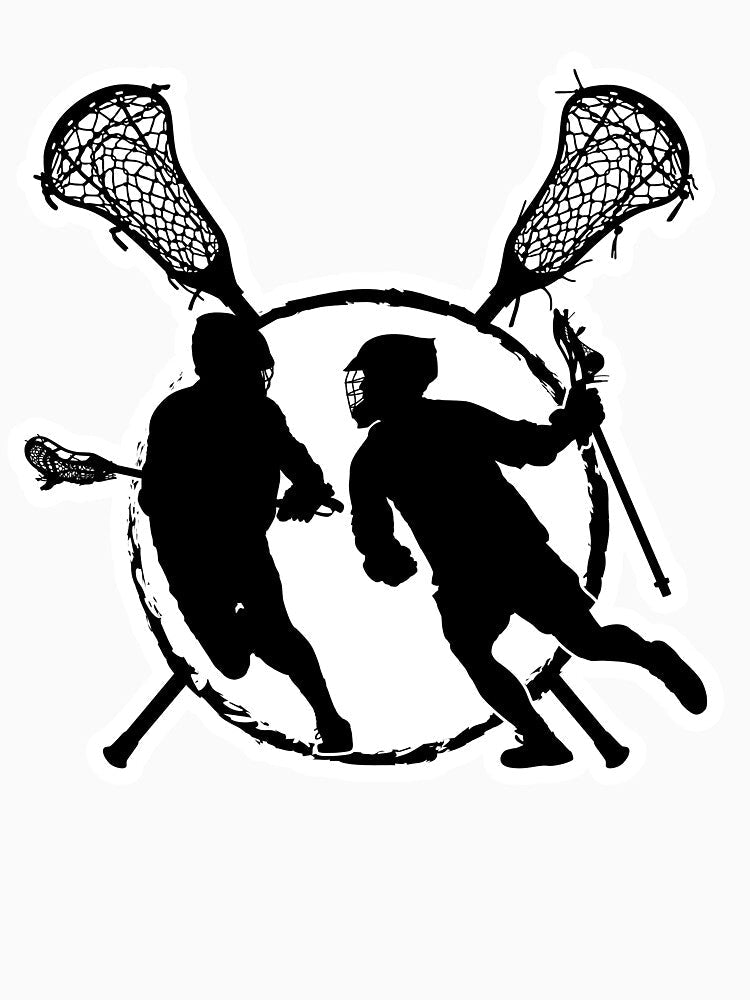 Lacrosse | Players in Circle with Crossed LAX Sticks by MYpngShop