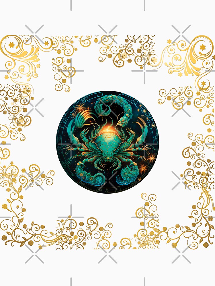 CANCER ZODIAC SIGN ON BLACK AND WITHOUT FONT by ORIGENcreate