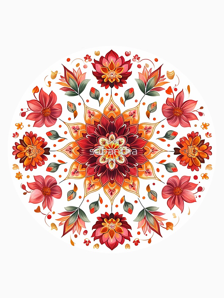 Krejmina - Mandala of flowers (8/24) by sabantha