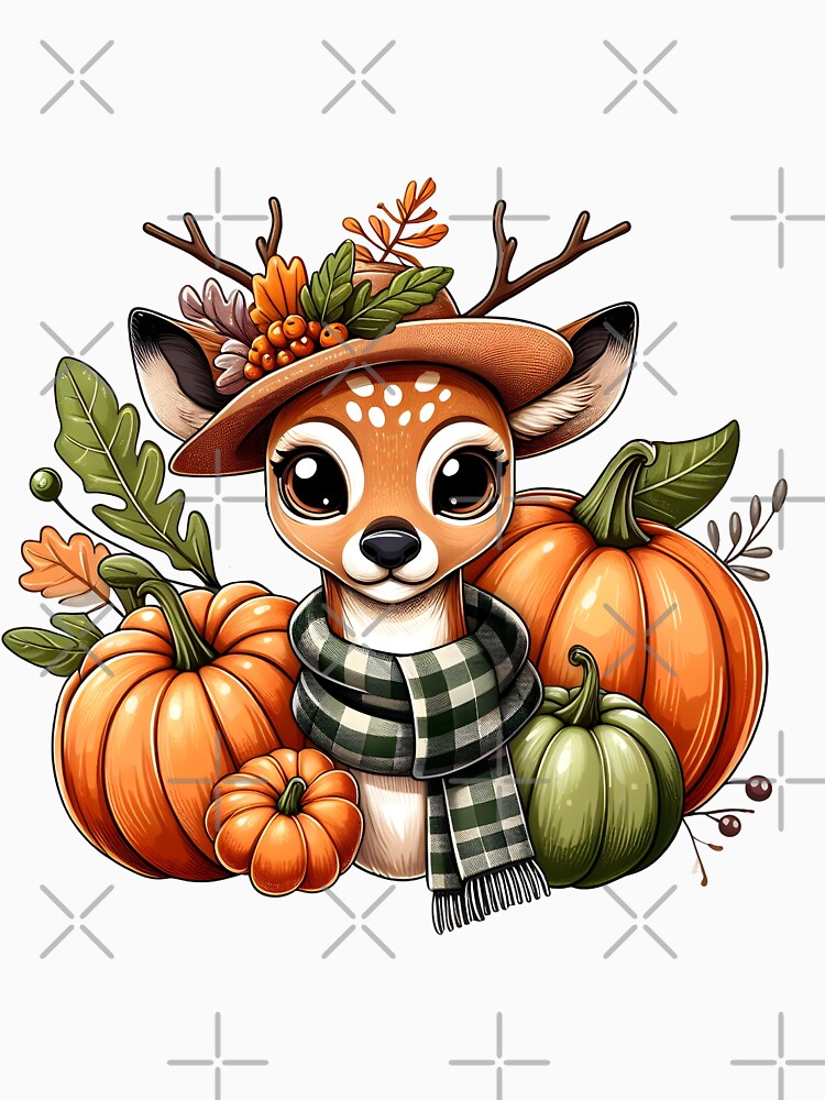 Thanksgiving cute deer by AnetArtStore