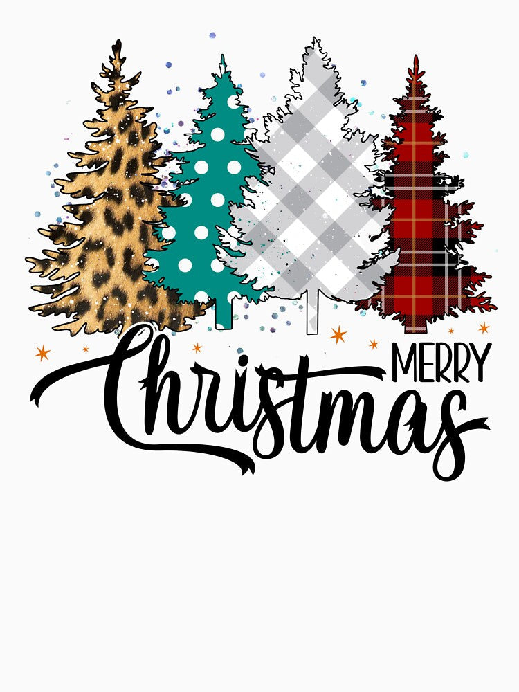 Rustic Christmas Trees Sublimation Design - Festive Holiday Art for Crafts & Gifts by Colorten