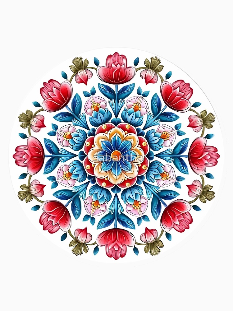 Krejmina - Mandala of flowers (20/24) by sabantha