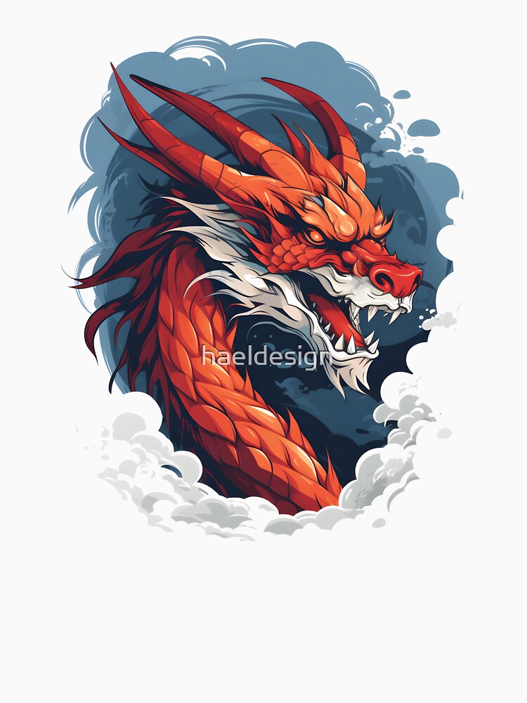 Colorful Dragon Sublimation by haeldesign