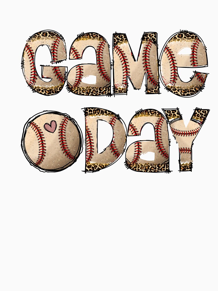 Game Day Baseball Sublimation, Baseball Leopard Letter Png, Baseball Png, Baseball Game Day Sublimation, Baseball Png, Baseball Leopard Png by Peerda