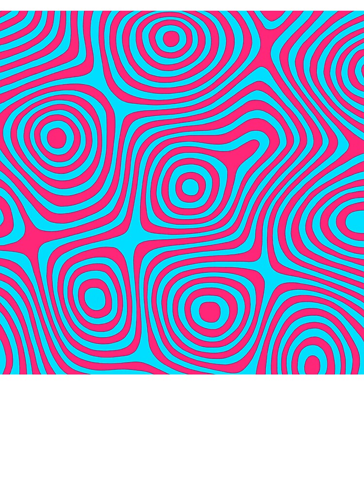 Psyche Circles – Turquoise & Hot Pink Vibes by Creative Lab by JMC