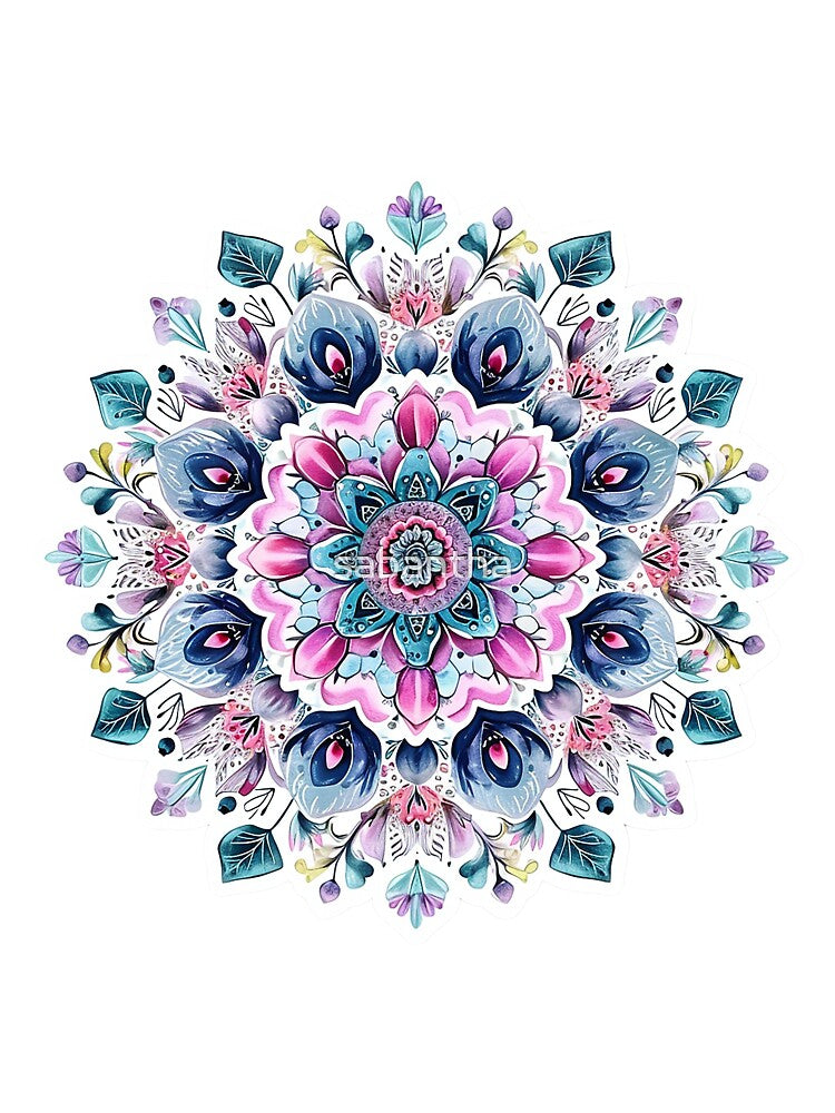 Krejmina - Mandala of flowers (18/24) by sabantha
