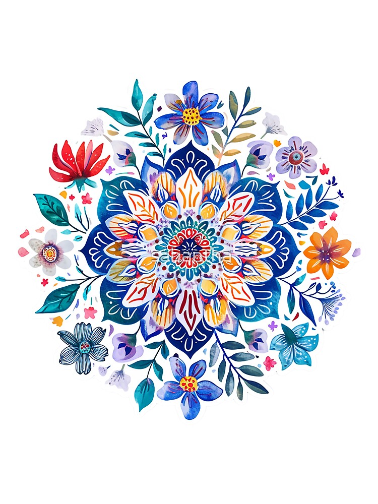 Krejmina - Mandala of flowers (15/24) by sabantha