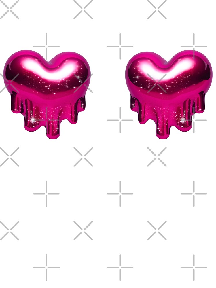 pink melting heart by OneLastWish