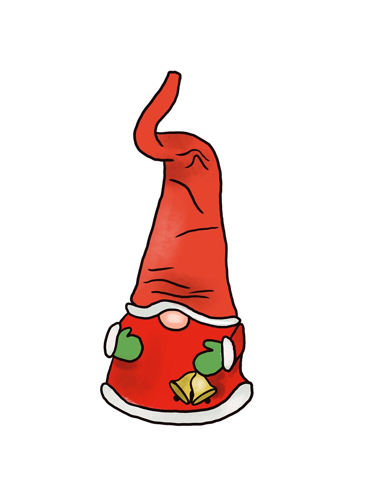 Christmas Gnome with bells Design by NataPrando