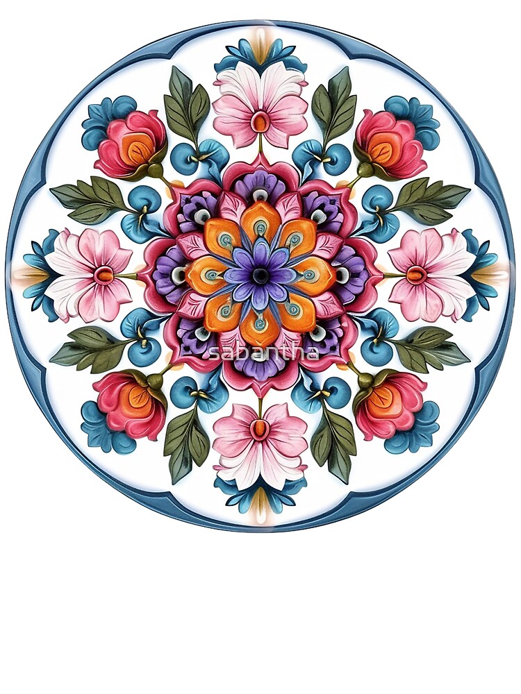 Krejmina - Mandala of flowers (2/24) by sabantha
