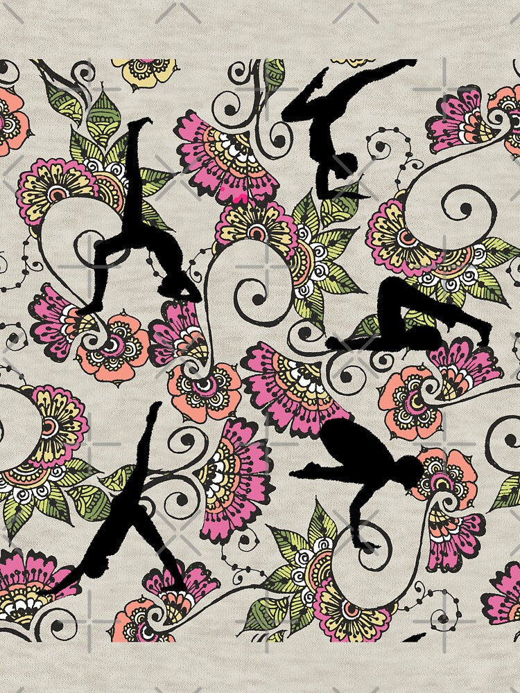 Pattern Ornamental Yoga by ramanandr