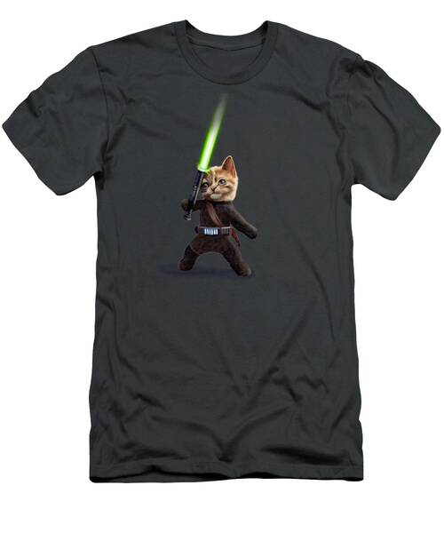 Saber Cat T-shirt Design T-Shirt