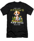 Cute Puppy in Garden T-Shirt