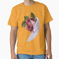Angel's Wings with Red Rose by SkyeCreativeStudio
