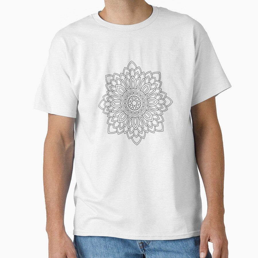 Floral Star Mandala Graphic by Stickera Hub