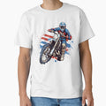 Motocross Us Flag Design Transparent | PNG Sublimation. by JhazAineArtShop