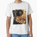 3D Black and Gold Floral Decor Graphic for Apparel & Home Decor by Compass and a Camera