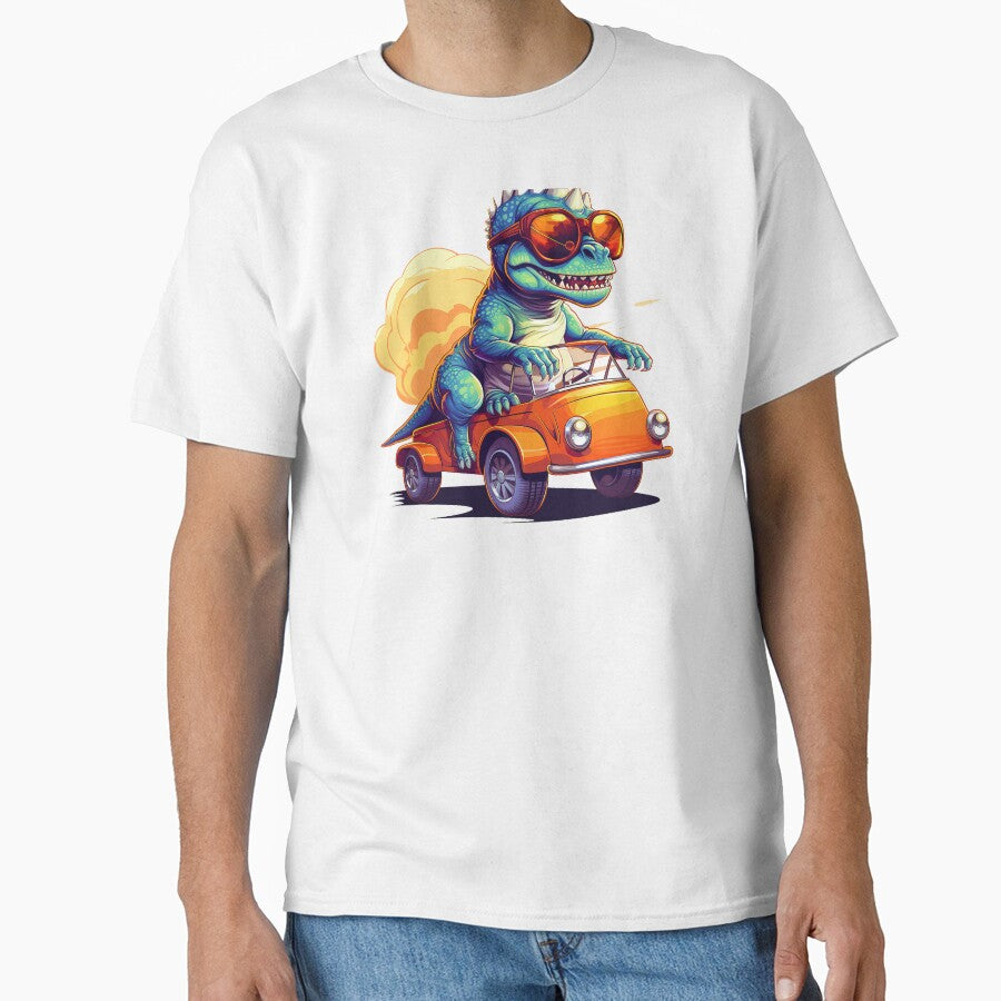Trex Chubby Wearing a Sun glass Ride a Car | PNG Sublimation. by JhazAineArtShop