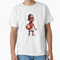 Basketball Player NBA fan Design Red Tshirt by artesis
