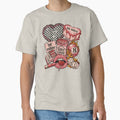 Western Valentines Day Collage, Retro Coquette Valentines Day Shirt, Retro Western Valentines Shirt, Cowgirl Xoxo by faridman