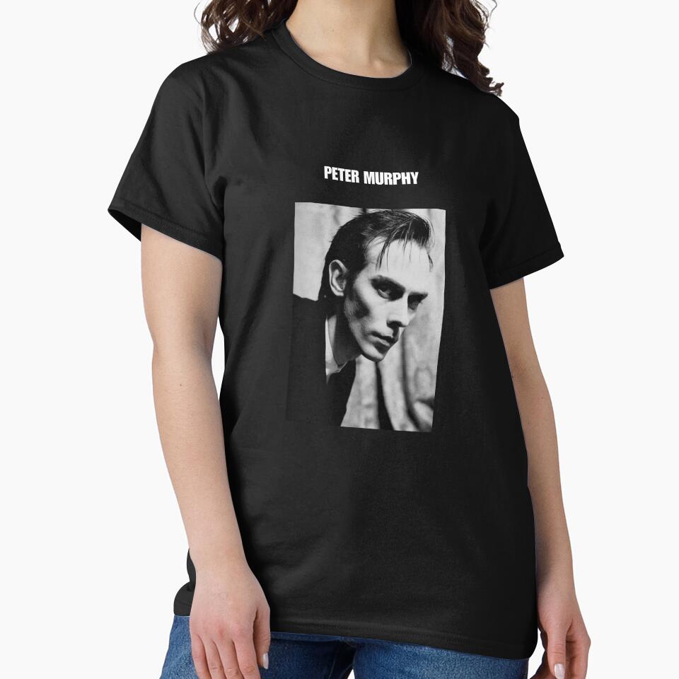 Peter Murphy in white font by Gothic Emporium