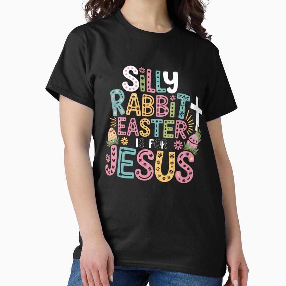 Colorful "Easter is for Jesus" Christian Sublimation Design by VibranPalette