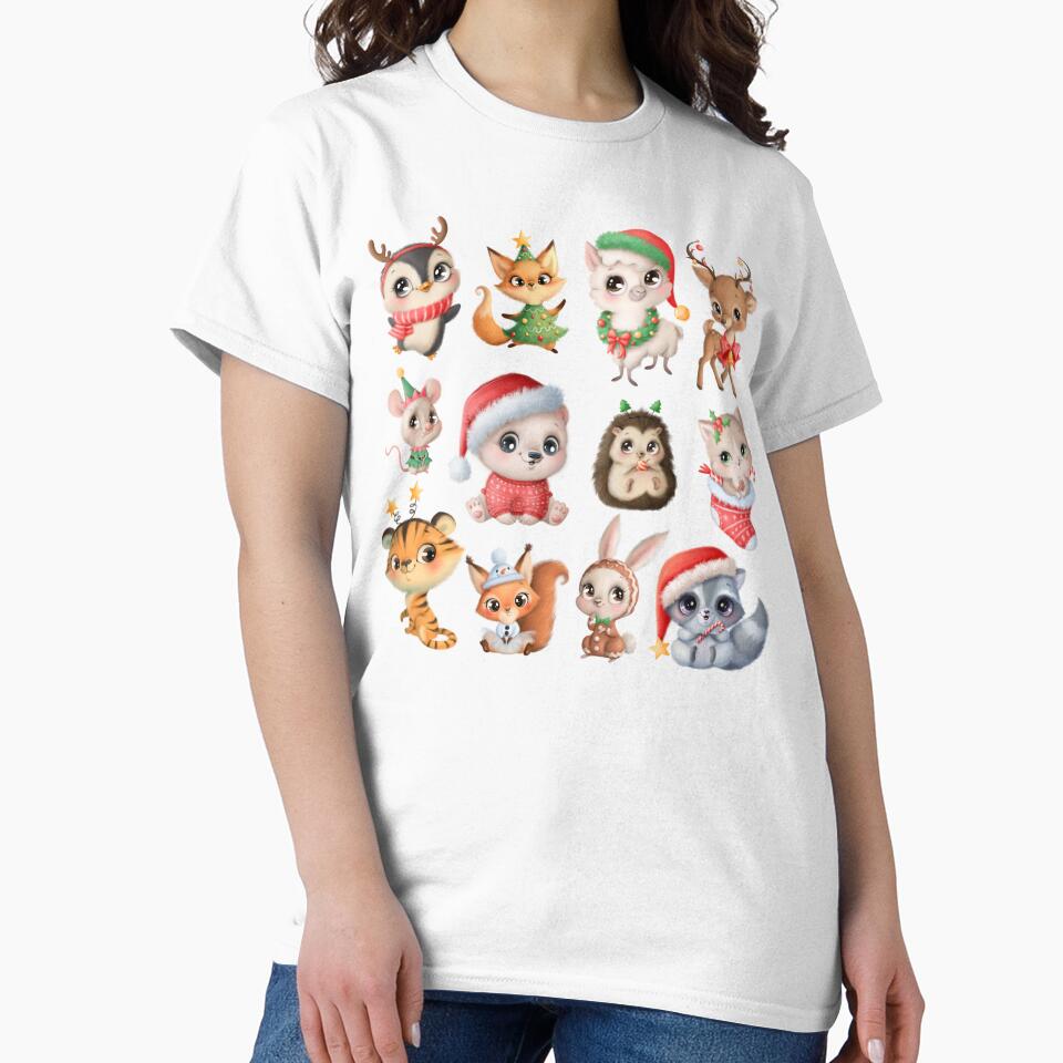 Christmas Animal Friends AOP by VirtualFaries