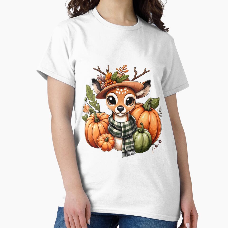 Thanksgiving cute deer by AnetArtStore