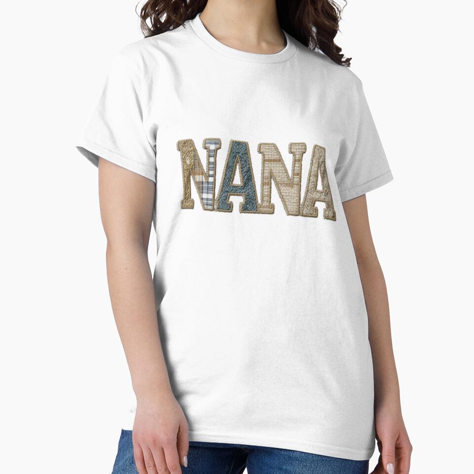 NANA – Rustic Patchwork Name by vividdigits