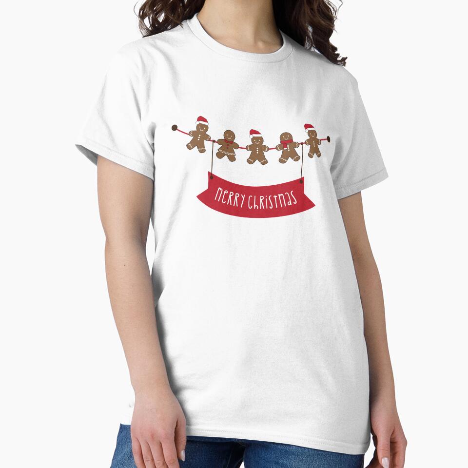 Cute Merry Christmas Tree Essential T-Shirt by PilaStudio