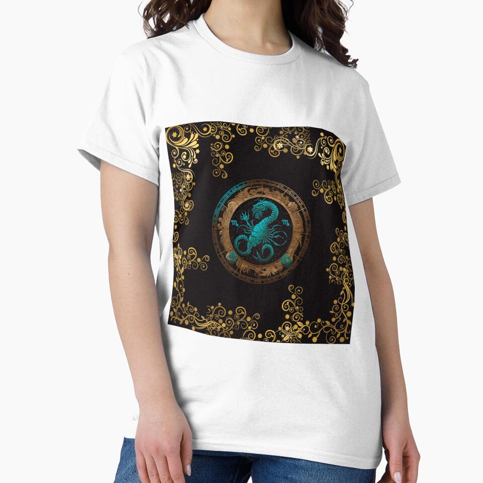 SCORPIO ZODIAC SIGN ON BLACK by ORIGENcreate