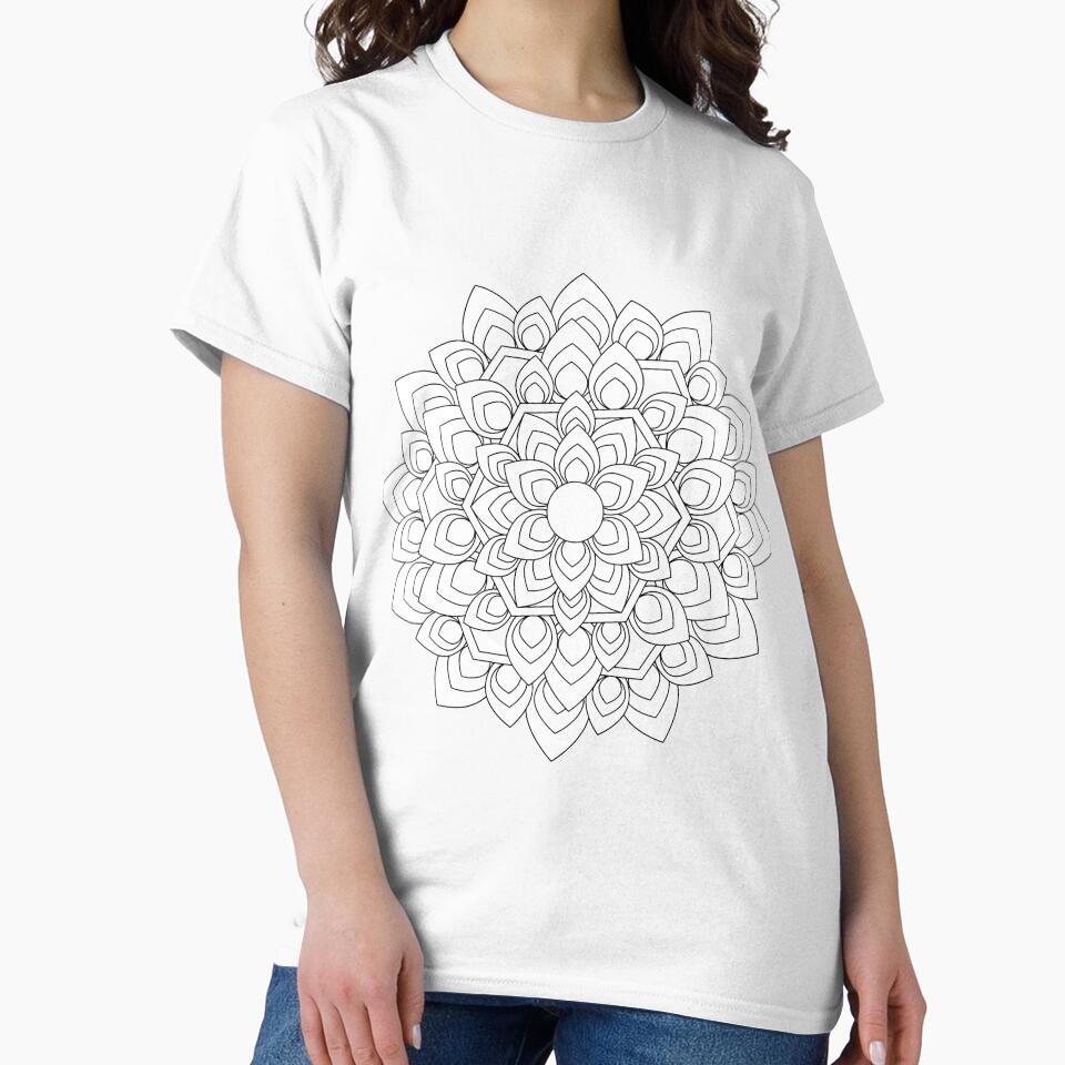 Flower Art Mandala Graphic by Stickera Hub