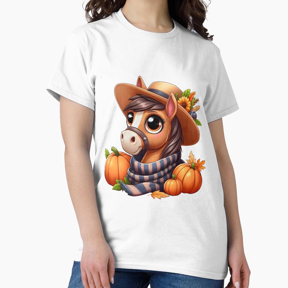 Thanksgiving cute horse by AnetArtStore