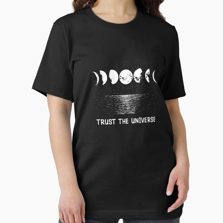 Trust The Universe, Bohemian Moon, Sun And Moon, Eclectic, Moonchild, Boho, Universe, Feminist by RonaldDesigner