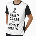 Keep Calm & Print Again Black by Valeria Momo & Mattia 3D
