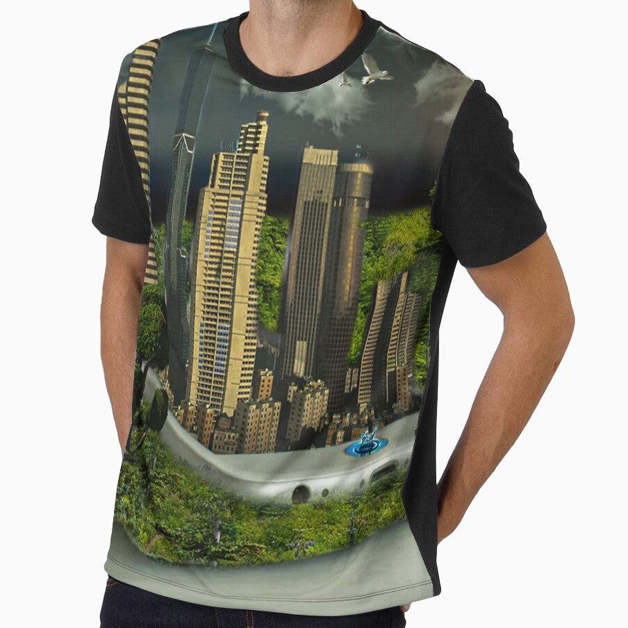 3D Green City Phone Photo Manipulation by Mustafa Mitwally