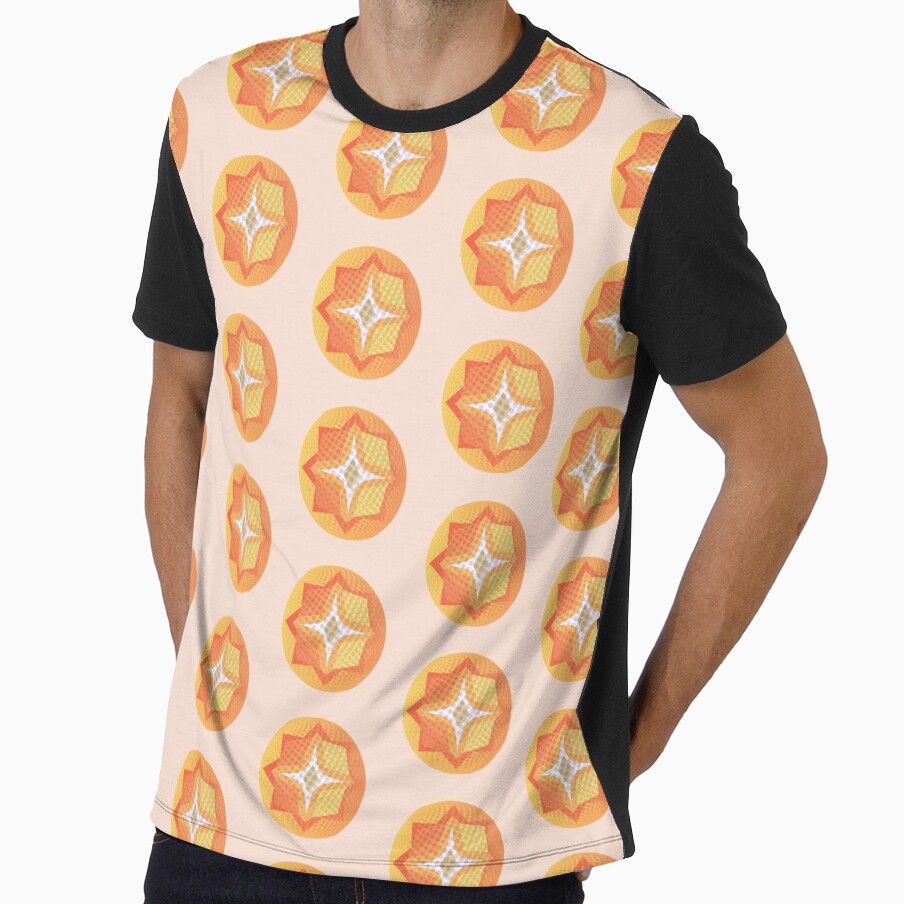3D Polka Orange and Peach Print by Art Shimmers