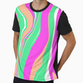 funky colors abstract fluid marble paint design 2 by mariahmoniquedesign