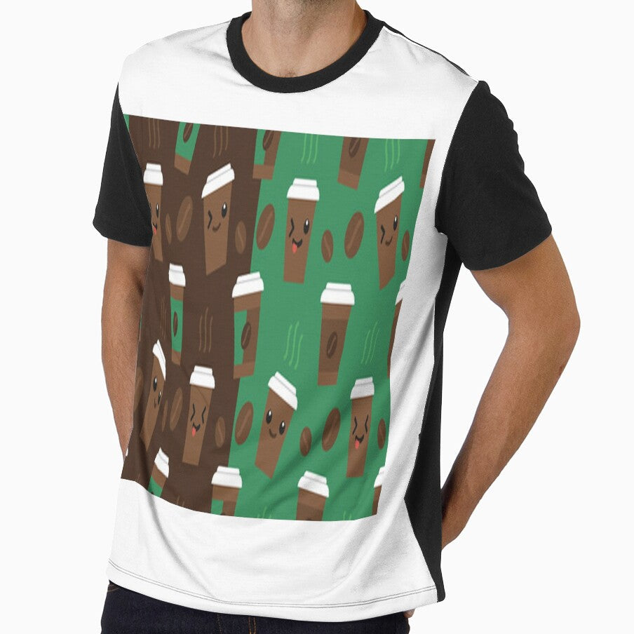 All-Over Coffee Cup Print by SerpentSkyArts