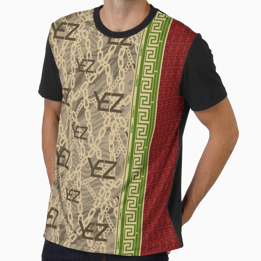 All Over Print Luxury Portrait Native Red Vintage Motif by yez