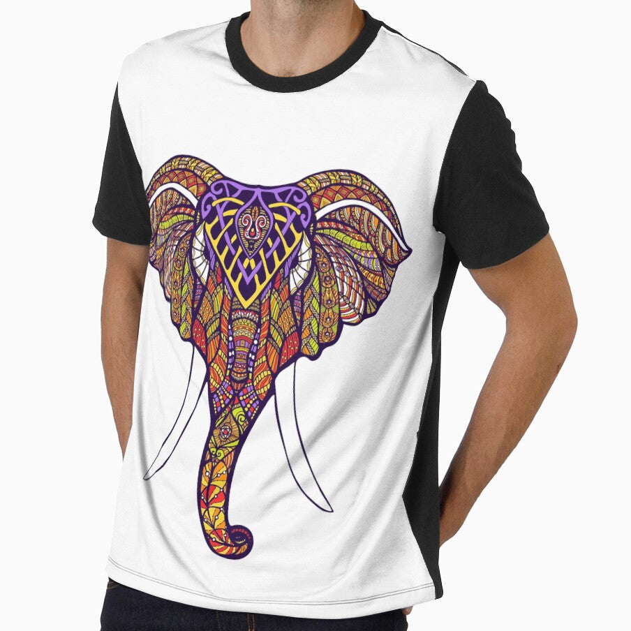 Color Full Elephant Head by JTS STORE