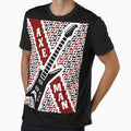Rock Guitar With Axe Man All Over Print Poster by allysonhat