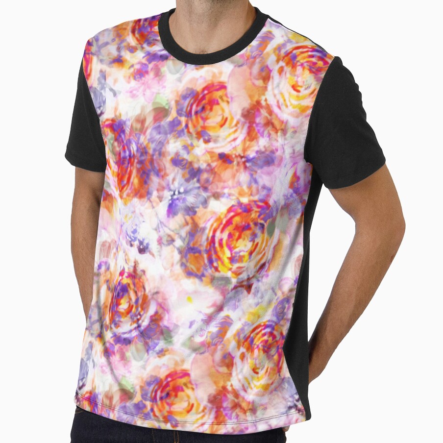 Pattern: Abstract Roses by ramanandr