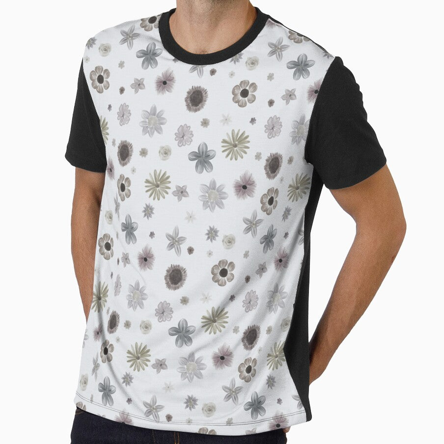 Soft Goth Floral Pattern by BLAAAAASK