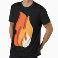 On Fire (3D Flames Icon) by Happy Puppy Print On Demand