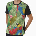 Vibrant Parrots by GraphicMondaze