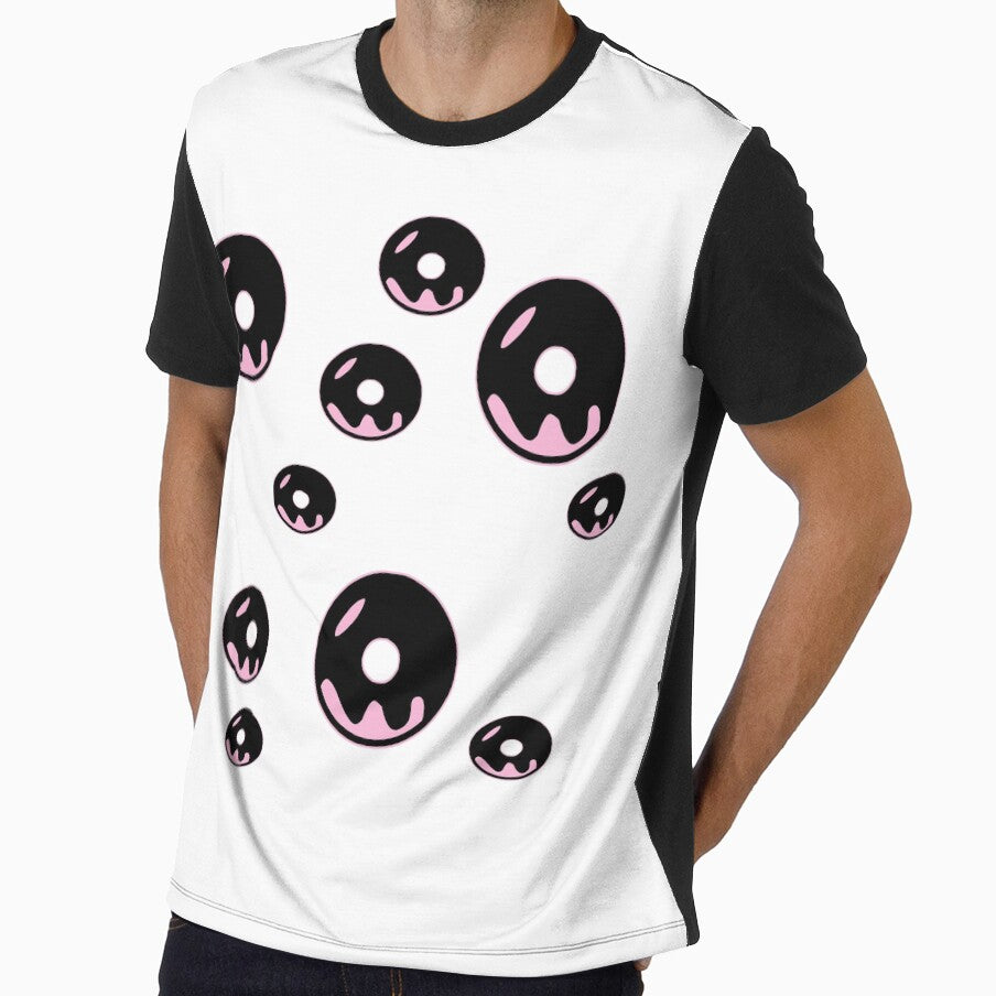 All Over Chocolate Donut Print by SerpentSkyArts