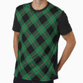 Buffalo Checked Green Black Christmas Winter Pattern by ZiesMerch