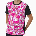 Bright Pink Flower Pattern by Kaija