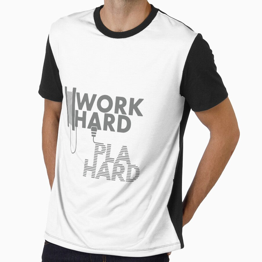 Work Hard - P.L.A. Hard | Engineering & Maker Humour by cperrydesign